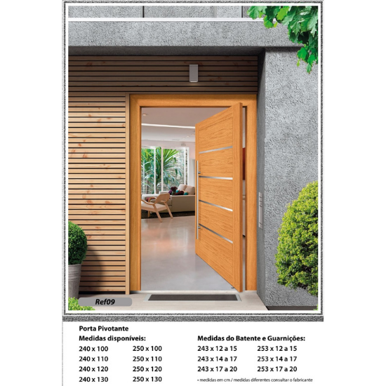 Ref09 Pivotante – Kit Porta Pronta – Brilhante Portas